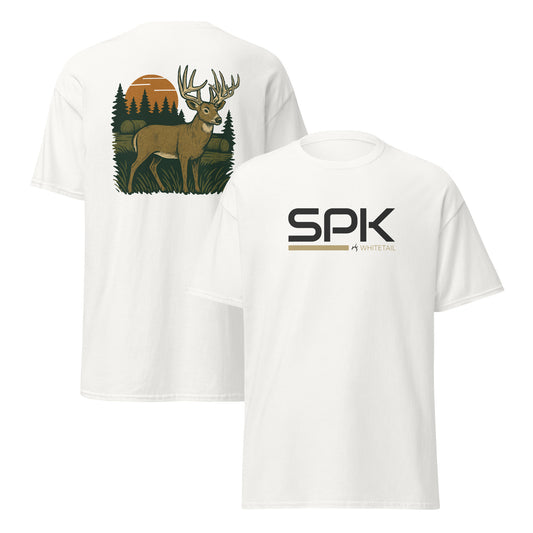 The "Shovel Buck" Tee - White