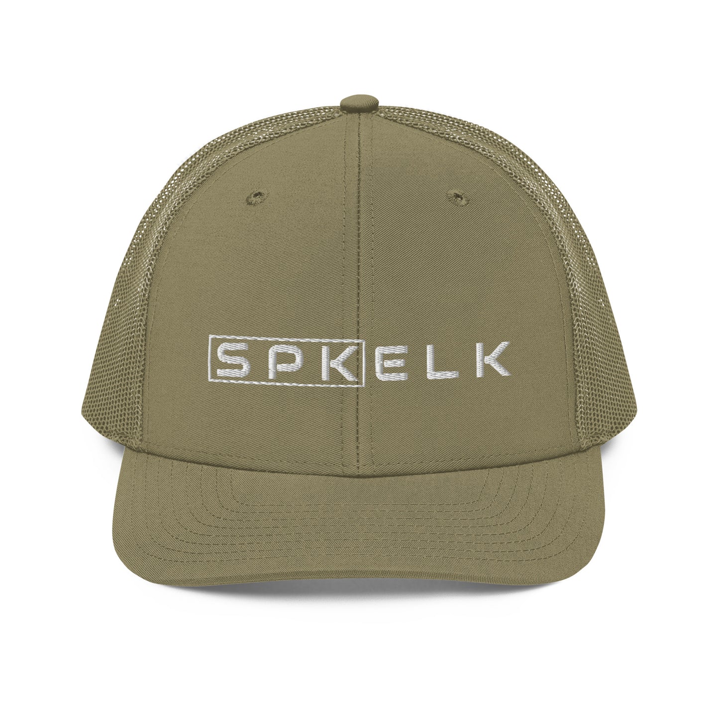 SPKElk WHT Trucker Cap