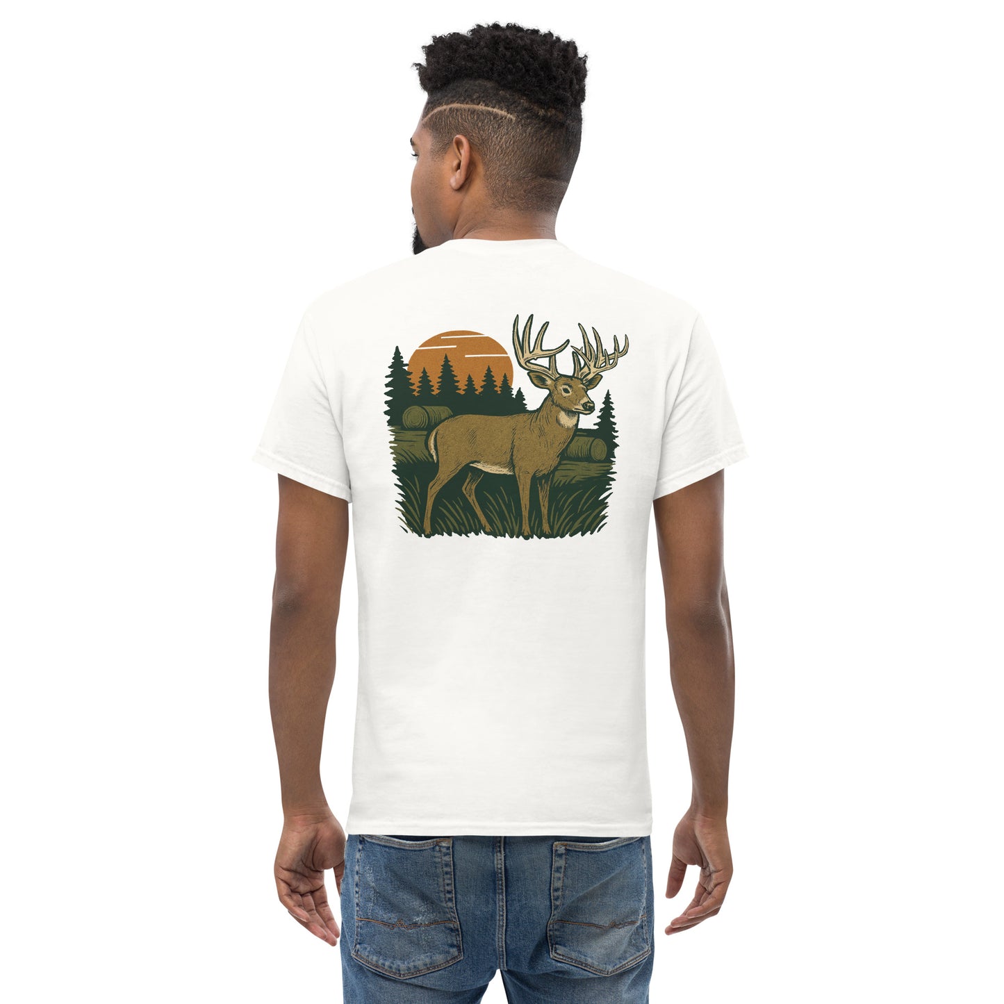 The "Shovel Buck" Tee - White