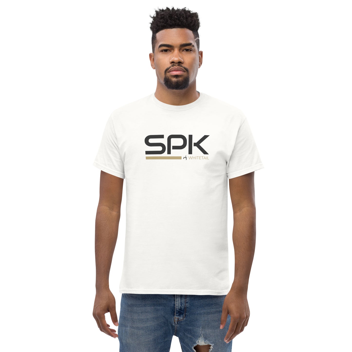 The "Shovel Buck" Tee - White