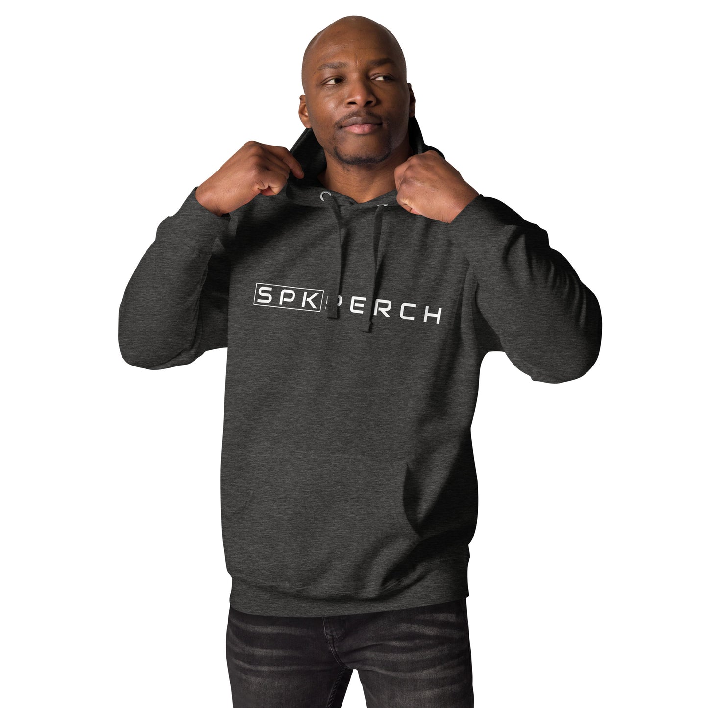 SPKPerch WHT Unisex Hoodie