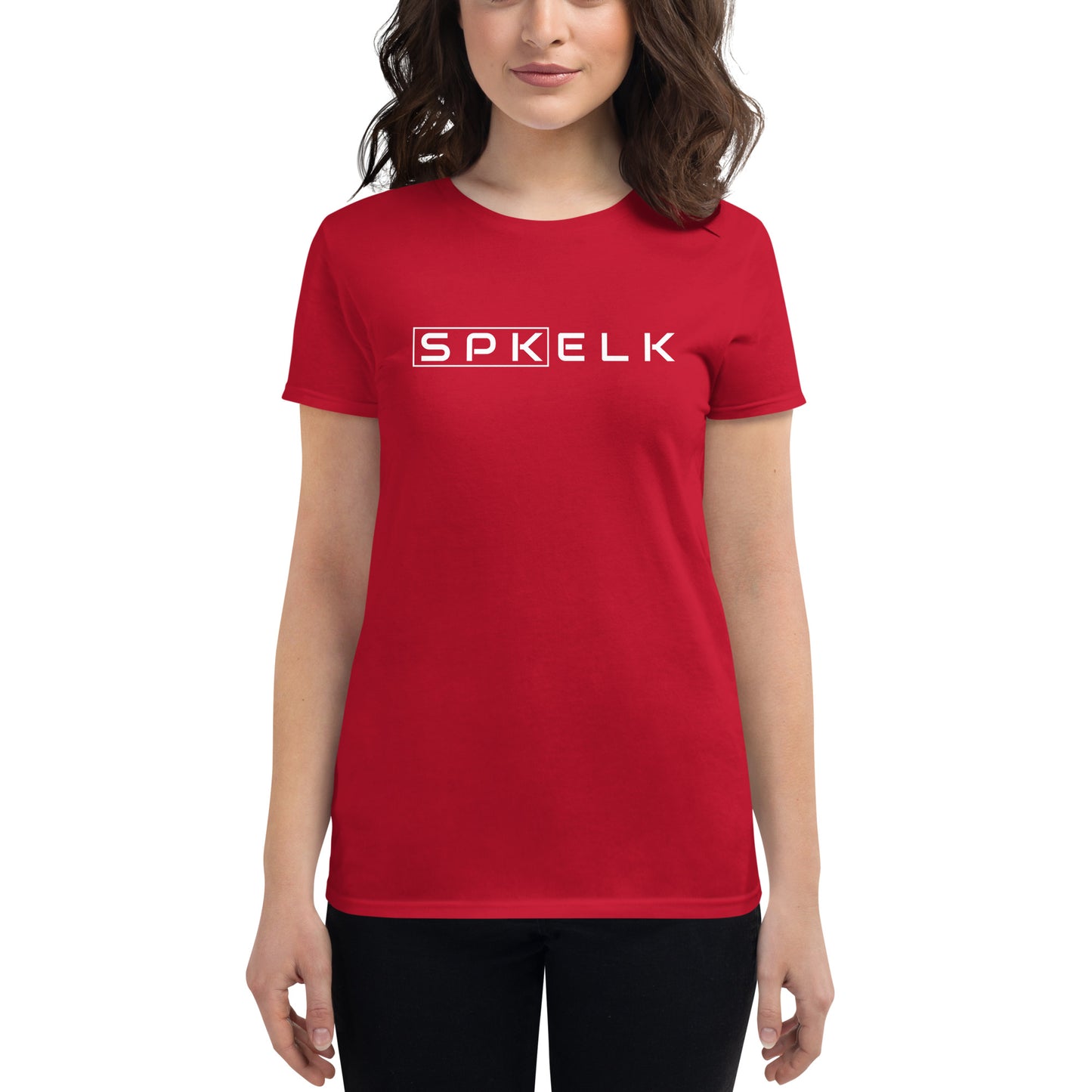 SPKElk WHT Women's short sleeve t-shirt